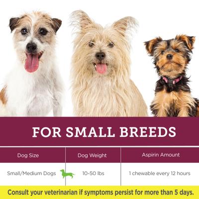 Show full view: Vetality Canine Aspirin for Dogs, 75 count slide 6 of 9