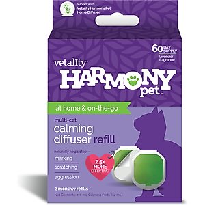Vetality Harmony Pet Calming Home Diffuser Refill for Cats, 2 count