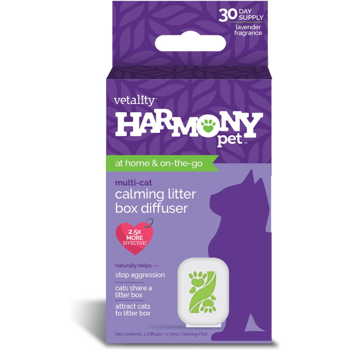 Vetality Harmony Pet Calming Litter Box Diffuser
