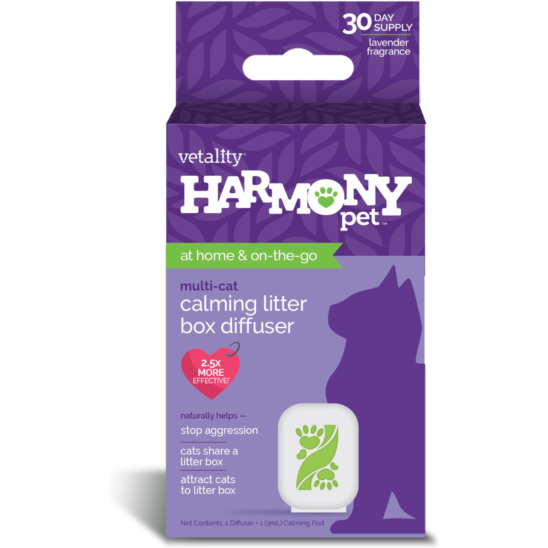 Vetality Harmony Pet Calming Litter Box Diffuser