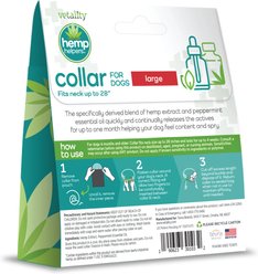 Vetality Hemp Helpers Collar for Dogs, Large slide 2 of 9