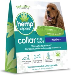Vetality Hemp Helpers Collar for Dogs, Medium