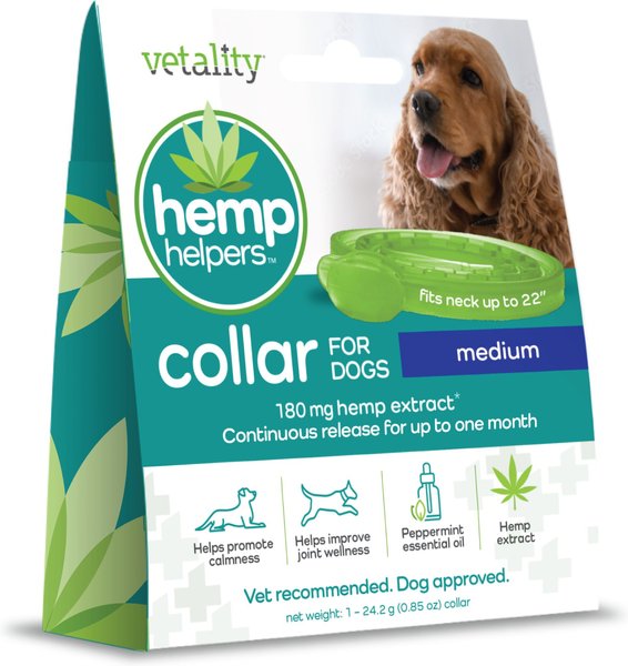 Vetality Hemp Helpers Collar for Dogs