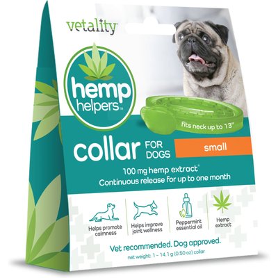 Vetality Vetality Hemp Helpers Collar for Dogs, Small