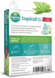 Vetality Hemp Helpers Topical for Dogs, 3-ml, 4 count, Over 55-lb slide 2 of 9