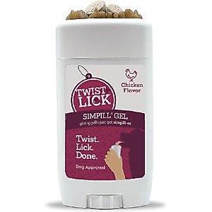 Vetality Twist & Lick SimPill Chicken Flavor Pill Hiding Dog Treat, 2.3-fl oz Dispenser