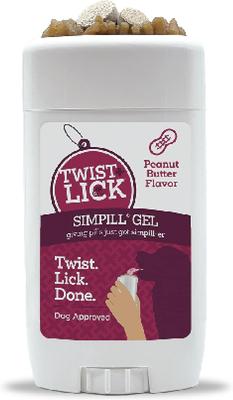 Show full view: Vetality Twist & Lick SimPill Peanut Butter Flavor Pill Hiding Dog Treat, 2.3-fl oz Dispenser slide 3 of 11