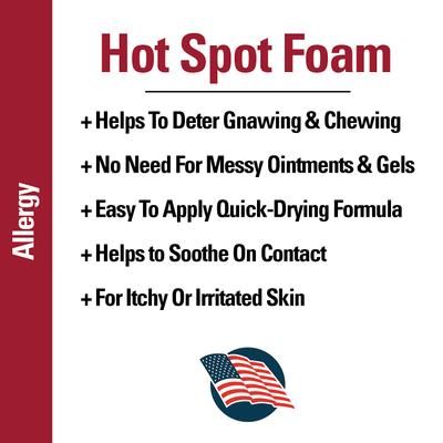 Show full view: VetClassics Allergy Hot Spot Dog & Cat Foam, 8-fl oz bottle slide 7 of 9