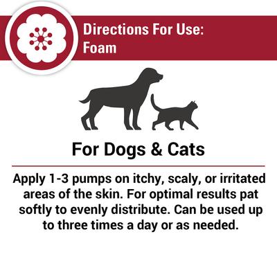 Show full view: VetClassics Allergy Hot Spot Dog & Cat Foam, 8-fl oz bottle slide 9 of 9