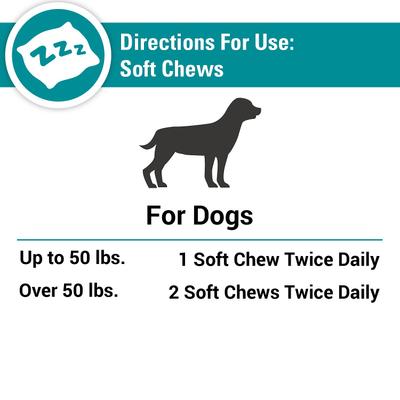 Show full view: VetClassics Anxiety & Stress Calming Support Soft Chews Dog Supplement, 120 count slide 9 of 9