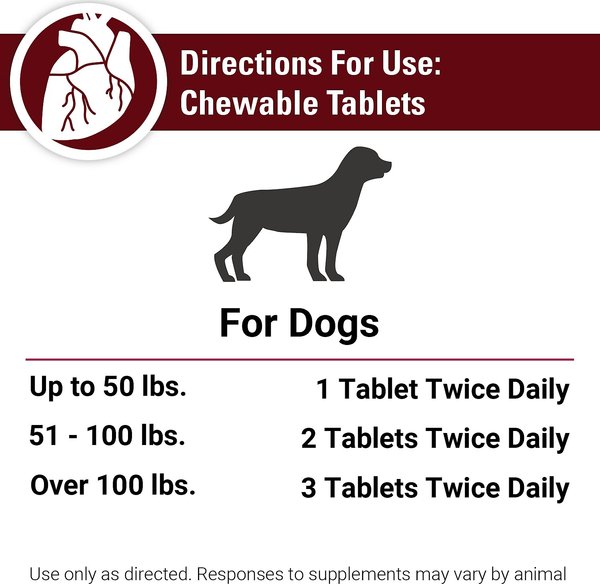 Show full view: VetClassics Blood & Energy Blood & Endurance Support Chewable Tablets Dog Supplement, 120 count slide 8 of 8