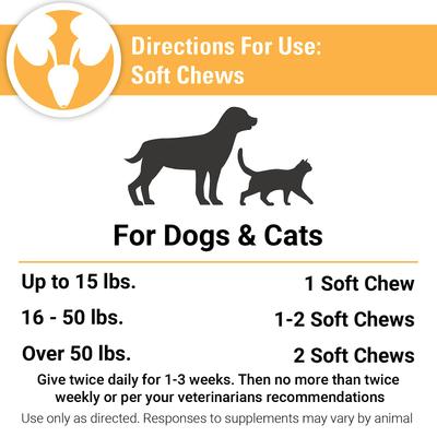 Show full view: VetClassics Cranberry Comfort Urinary Tract Support Dog & Cat Supplement, 120 count slide 7 of 8
