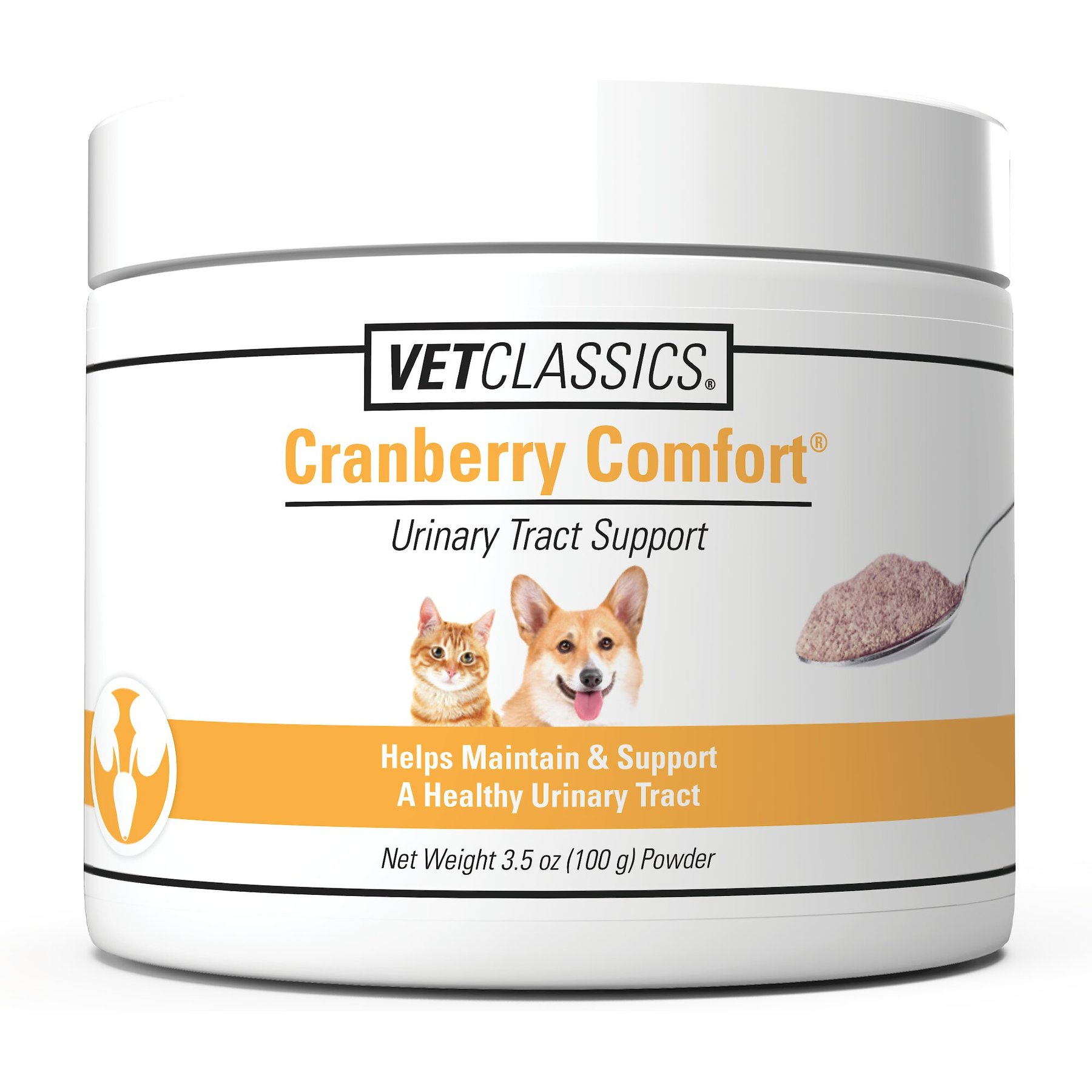 VetClassics Cranberry Comfort Urinary Tract Support Powder Dog & Cat Supplement, 3.5-oz bottle