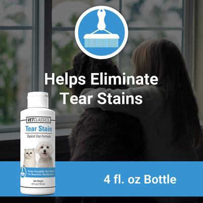 Show full view: VetClassics Dog & Cat Tear Stain Remover, 4-fl oz bottle slide 4 of 8