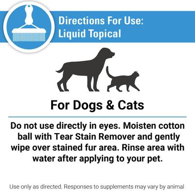 Show full view: VetClassics Dog & Cat Tear Stain Remover, 4-fl oz bottle slide 8 of 8