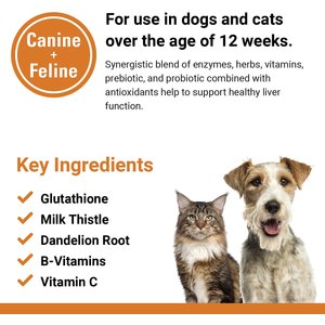 VetClassics Liver Support Soft Chews Dog & Cat Supplement, 120 count