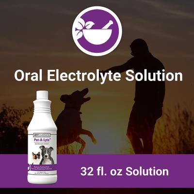 Show full view: VetClassics Pet-A-Lyte Oral Electrolyte Solution Dog & Cat Supplement, 32-oz bottle slide 5 of 10