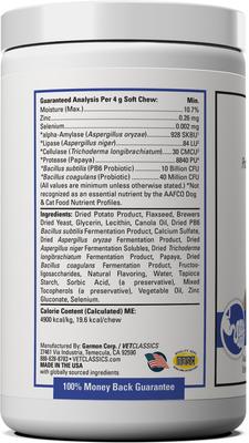 Show full view: VetClassics Protegrity GI Probiotics Soft Chews Dog & Cat Supplement, 45 count slide 3 of 9