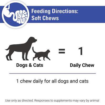 Show full view: VetClassics Protegrity GI Probiotics Soft Chews Dog & Cat Supplement, 45 count slide 9 of 9