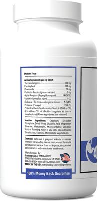 Show full view: VetClassics Stop Stool Eating Deterrent Chewable Tablets Dog Supplement, 60 count slide 4 of 9