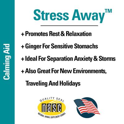 Show full view: VetClassics Stress Away Calming Aid Soft Chews Dog & Cat Supplement, 65 count slide 7 of 10