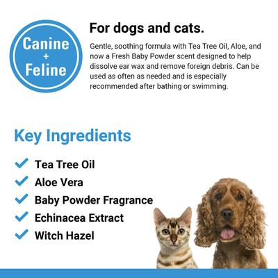 Show full view: VetClassics Tea Tree Oil Dog & Cat Ear Wash, 4-fl oz bottle slide 7 of 8
