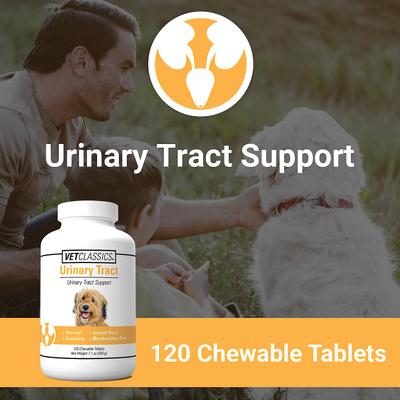 Show full view: VetClassics Urinary Tract Chewable Tablets Dog Supplement, 120 count slide 5 of 10