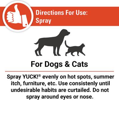Show full view: VetClassics YUCK! No Chew Dog & Cat Spray, 8-fl oz bottle slide 8 of 8