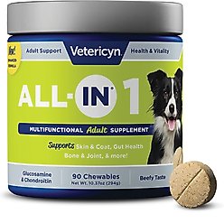 Vetericyn ALL-IN 1 Multifunctional Supplements for Dogs, 90 count
