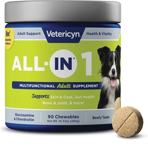 Vetericyn ALL-IN 1 Multifunctional Supplements for Dogs, 90 count