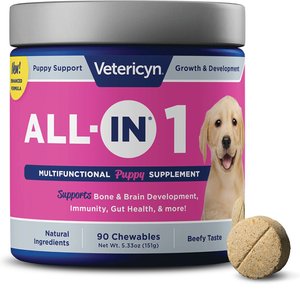 Vetericyn ALL-IN 1 Multifunctional Supplements for Puppy Dogs, 90 count