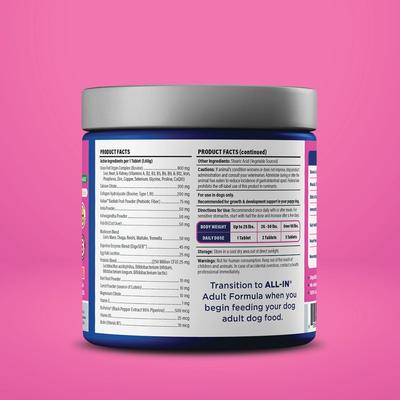 Show full view: Vetericyn ALL-IN 1 Multifunctional Supplements for Puppy Dogs, 90 count slide 5 of 12