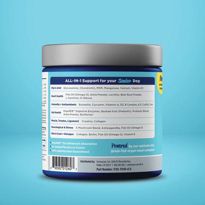 Show full view: Vetericyn ALL-IN 1 Multifunctional Supplements for Senior Dogs, 90 count slide 4 of 12