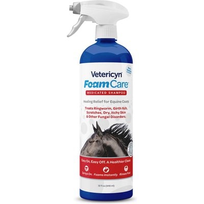 Vetericyn Vetericyn FoamCare Equine Medicated Shampoo, 32-fl oz bottle
