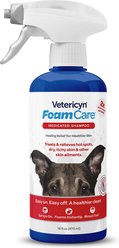 Vetericyn FoamCare Medicated Shampoo for Pets, 16-fl oz spray