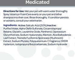 Vetericyn FoamCare Medicated Shampoo for Pets, 16-fl oz spray slide 2 of 5