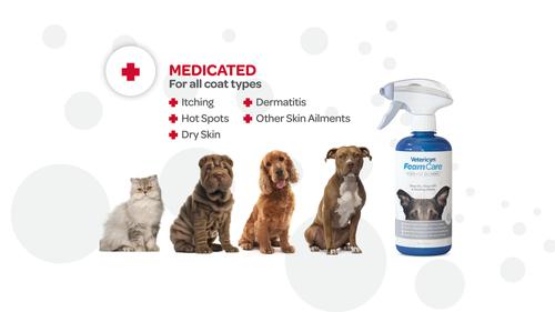 Show full view: Vetericyn FoamCare Medicated Shampoo for Pets, 16-fl oz spray slide 4 of 7
