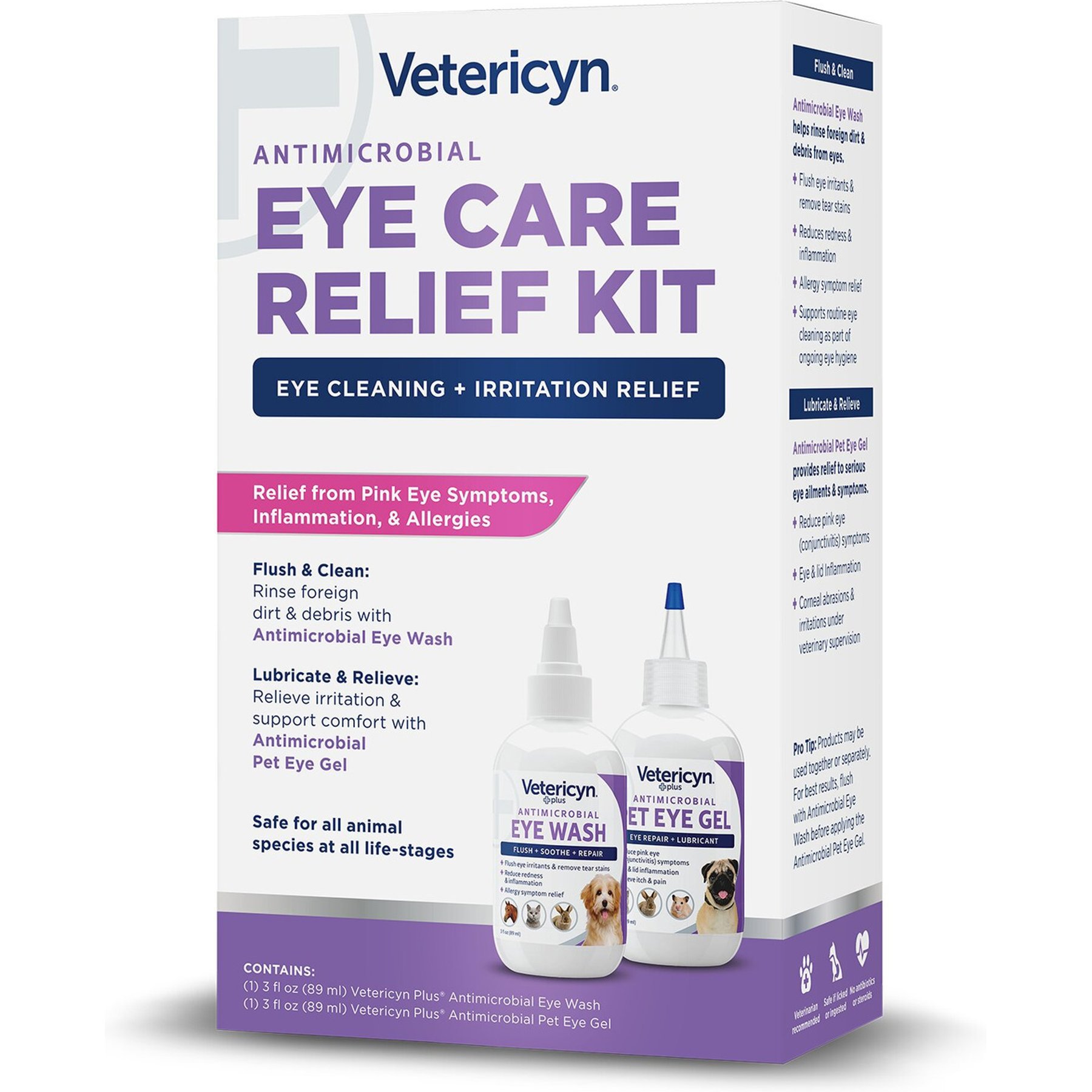 Vetericyn Hydrating Dog Eye Care Kit, 2 count