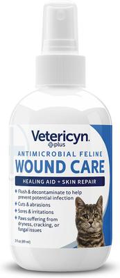 Show full view: Vetericyn Plus Antimicrobial Cat Wound Care Spray, 3-fl oz bottle slide 5 of 8
