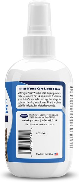 Show full view: Vetericyn Plus Antimicrobial Cat Wound Care Spray, 3-fl oz bottle slide 5 of 7