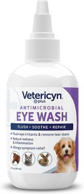 Show full view: Vetericyn Plus Antimicrobial Eye Wash, 3-fl oz bottle + Plus Antimicrobial Ophthalmic Pet Gel, 3-fl oz bottle slide 3 of 10