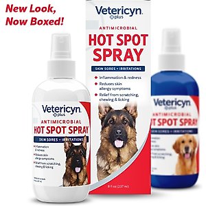 Vetericyn Plus Antimicrobial Hot Spot Spray for Dogs, Cats & Small Pets, 8-fl oz bottle