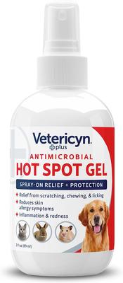 Show full view: Vetericyn Plus Antimicrobial Hot Spot Spray for Dogs, Cats & Small Pets slide 5 of 9
