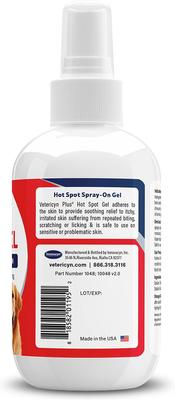 Show full view: Vetericyn Plus Antimicrobial Hot Spot Spray for Dogs, Cats & Small Pets slide 7 of 9