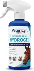 Vetericyn Plus Antimicrobial Hydrogel Healing Aid Spray for Dogs, Cats, Horses, Birds, & Small Pets, 16-fl oz bottle