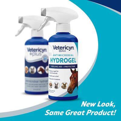 Show full view: Vetericyn Plus Antimicrobial Hydrogel Healing Aid Spray for Dogs, Cats, Horses, Birds, & Small Pets, 16-fl oz bottle slide 3 of 7