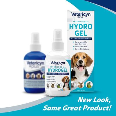 Show full view: Vetericyn Plus Antimicrobial Hydrogel Healing Aid Spray for Dogs, Cats, Horses, Birds, & Small Pets, 3-fl oz bottle slide 3 of 9