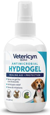 Show full view: Vetericyn Plus Antimicrobial Hydrogel Healing Aid Spray for Dogs, Cats, Horses, Birds, & Small Pets, 3-fl oz bottle slide 5 of 9