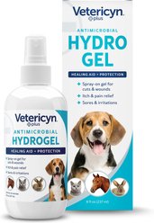 Vetericyn Plus Antimicrobial Hydrogel Healing Aid Spray for Dogs, Cats, Horses, Birds, & Small Pets, 8-fl oz bottle