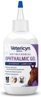 Show full view: Vetericyn Plus Antimicrobial Ophthalmic Pet Gel, 3-fl oz bottle slide 5 of 9